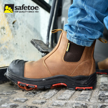 Safetoe Steel Toe Cow Leather Indestructible S3 Industrial Safety Shoe Men's ESD Construction Protective Security Work Shoe
